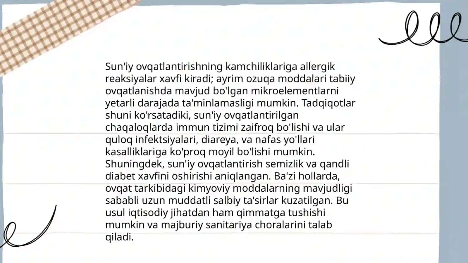 Sun'iy ovqatlantirish 4