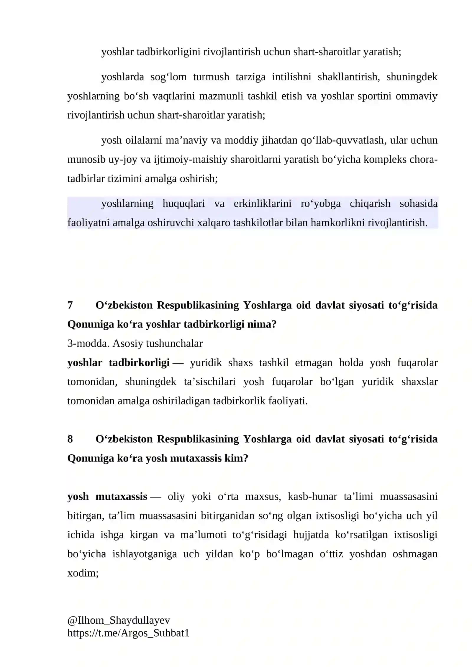 Yoshlarga oid davlat siyosati 4