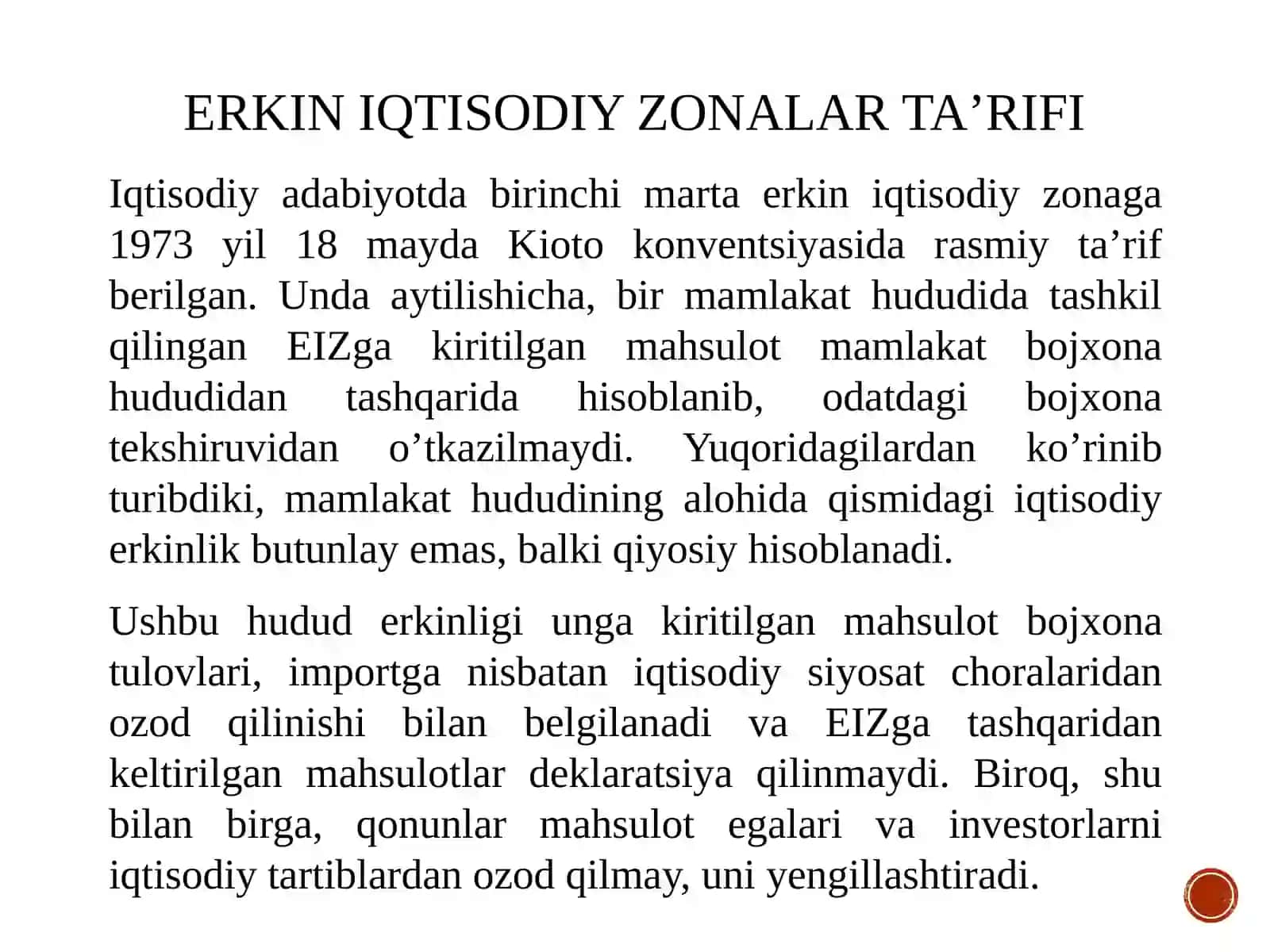 Erkin iqtisodiy zonalar 4