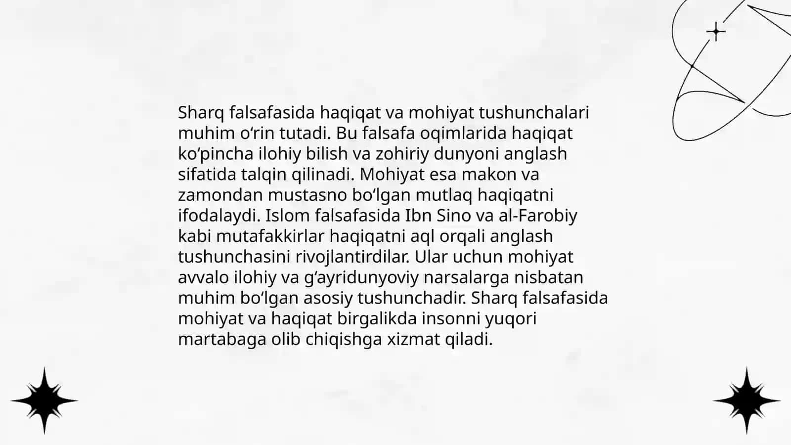 Sharq va Ğarb Falsafasi 4