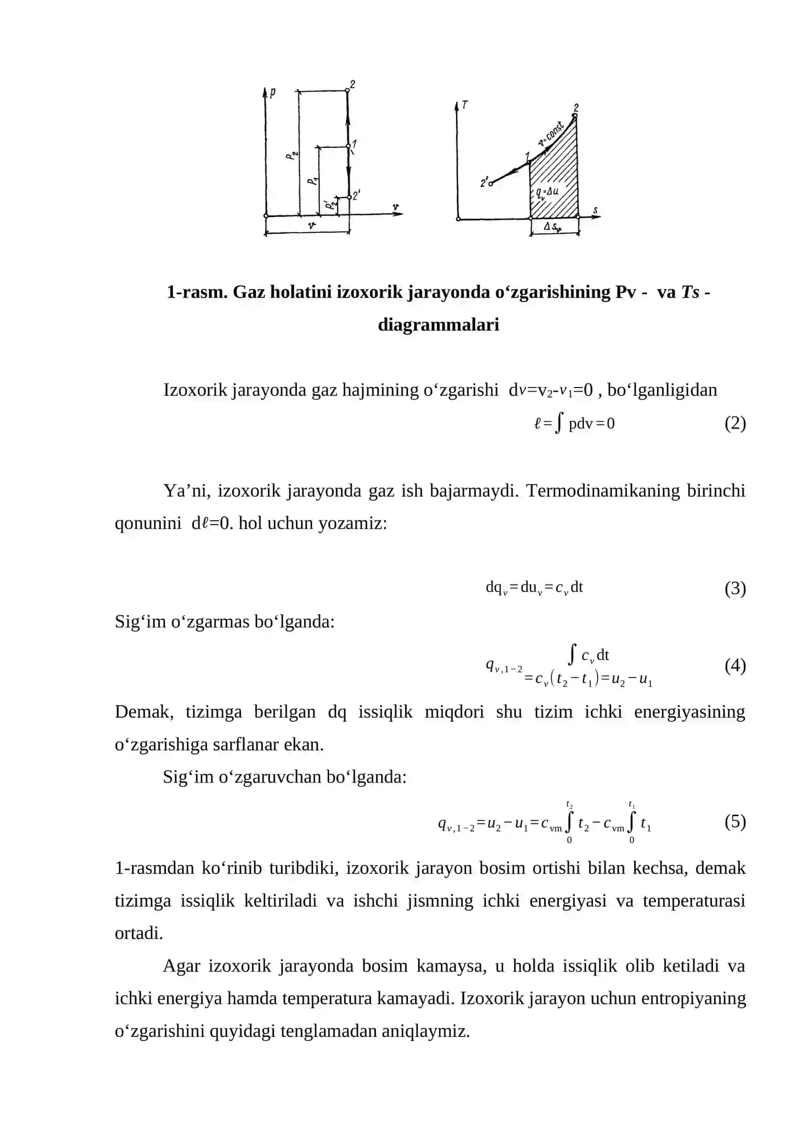 Ideal gazlarning termodinamik jarayonlari 4