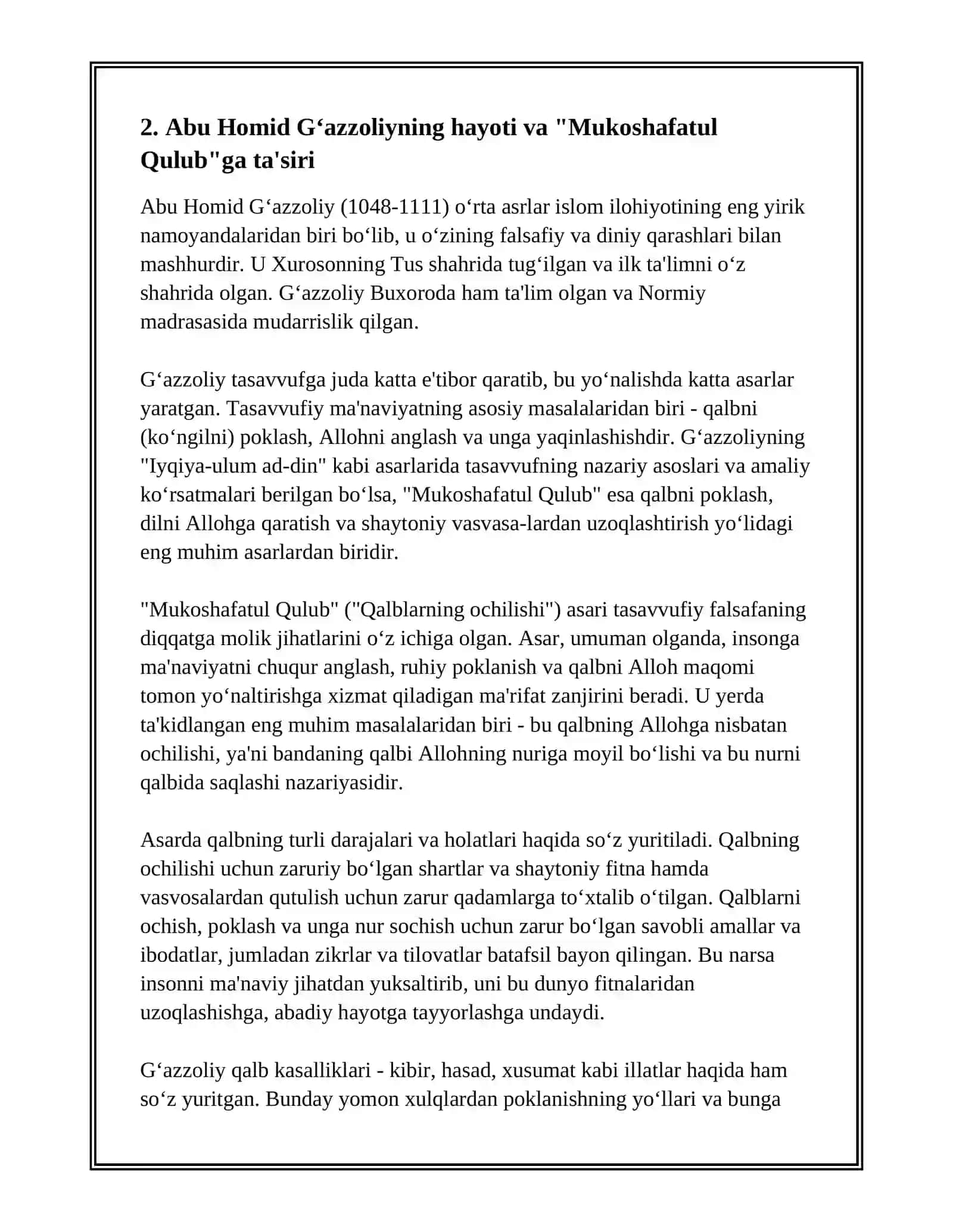 Mukoshafatul Qulub Asari 4