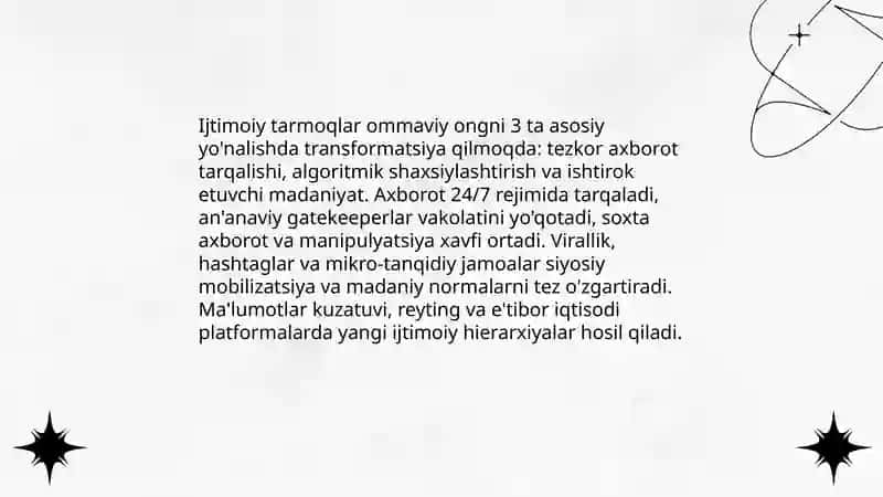 Raqamli media va axborot madaniyatining shakllanishi 4