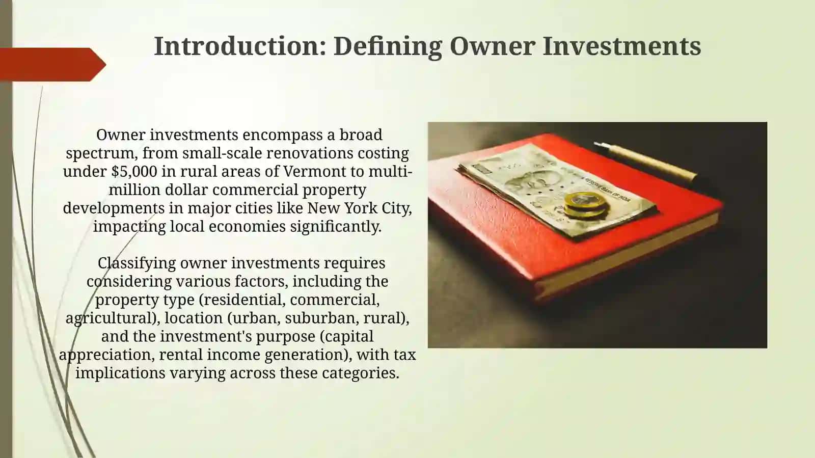 Owner investments study 4