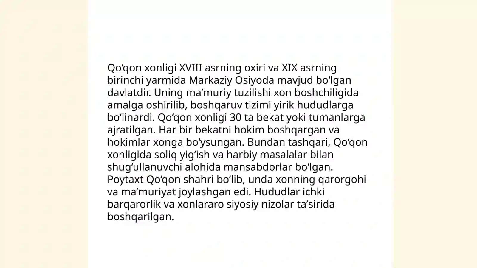 Qoʻqon xonligining maʼmuriy boʻlinishi 4