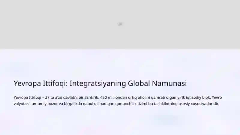 Mintaqaviy Iqtisodiy Integratsiya 4