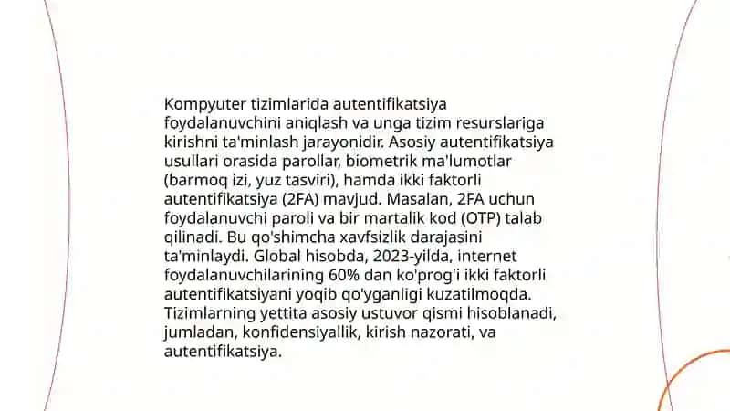 Kompyuter tizimlarda axbarotlarni himoya qilish usullari 4