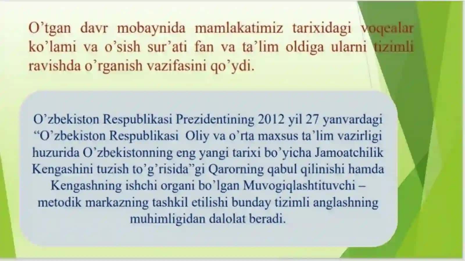 O’zbekistonning eng yangi tarixi 4
