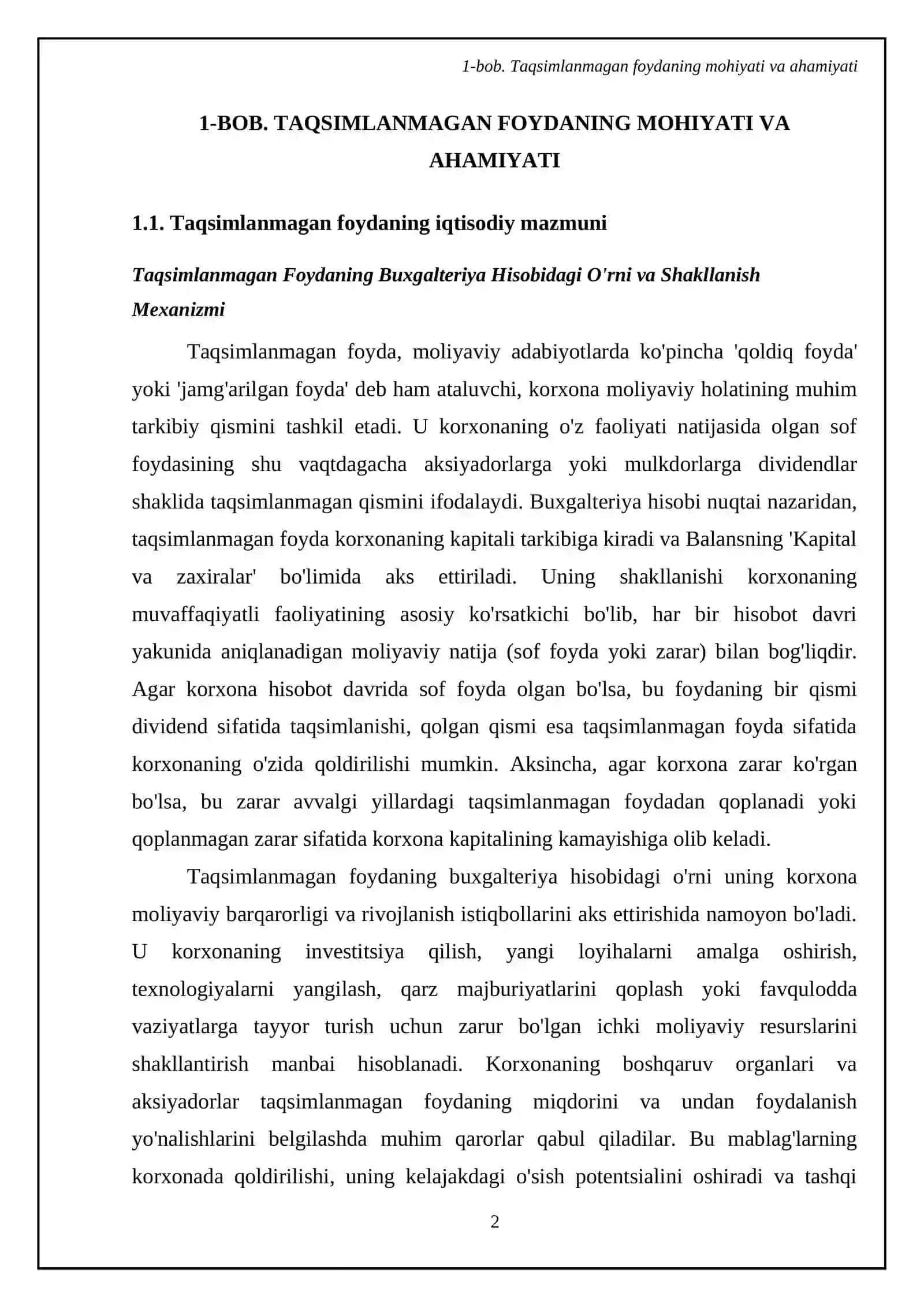 Taqsimlanmagan foyda 4