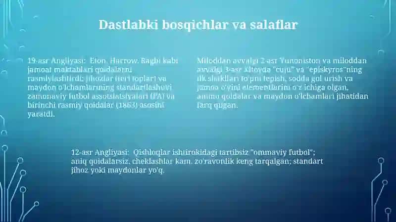 Futbolo’yininingtarixivarivojlanishi 4