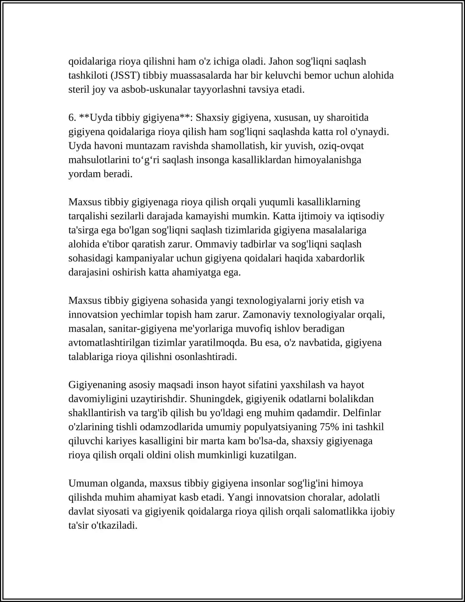 Maxsus tibbiy gigiyena 4