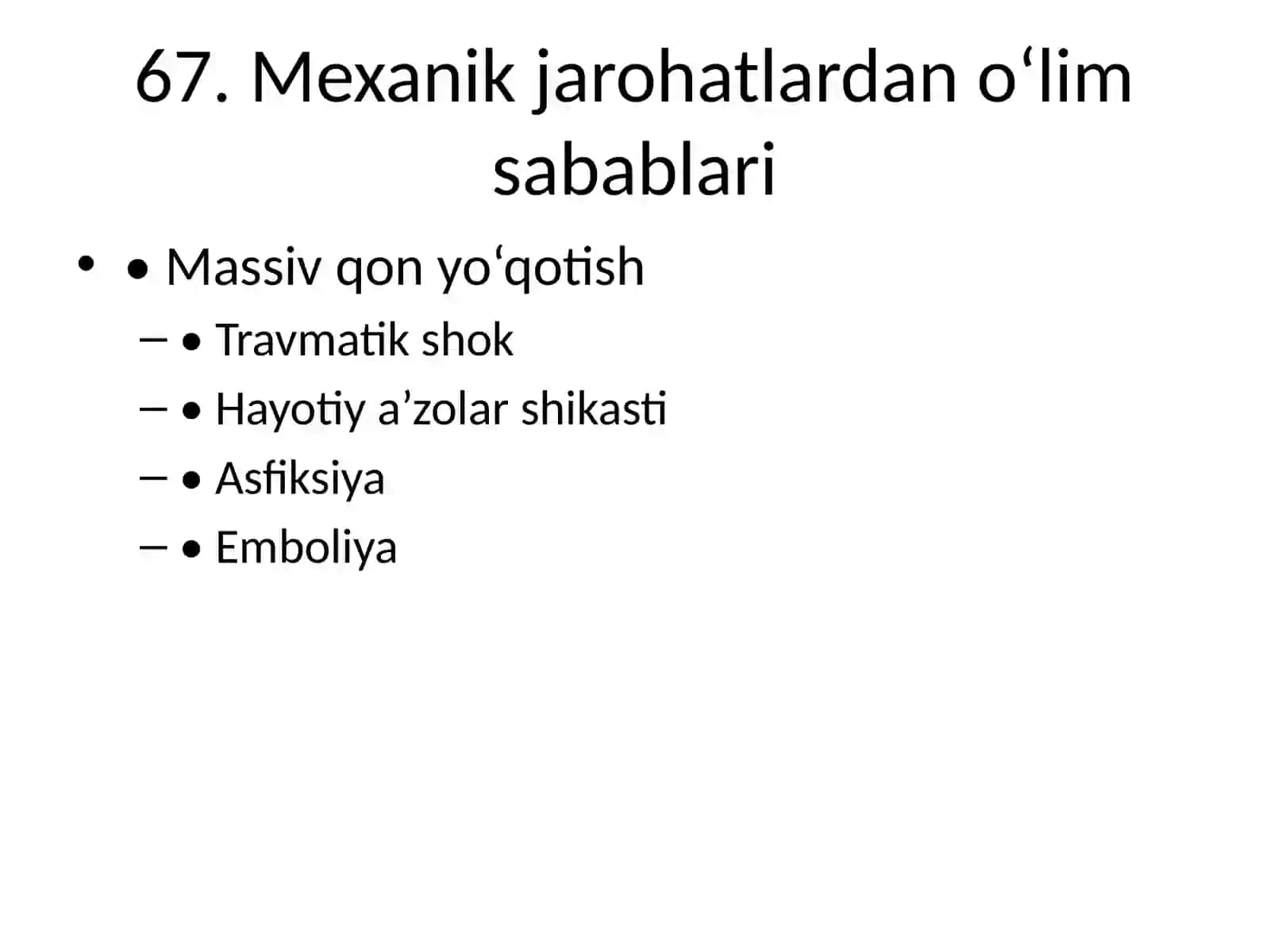 Mexanik jarohatlar 4