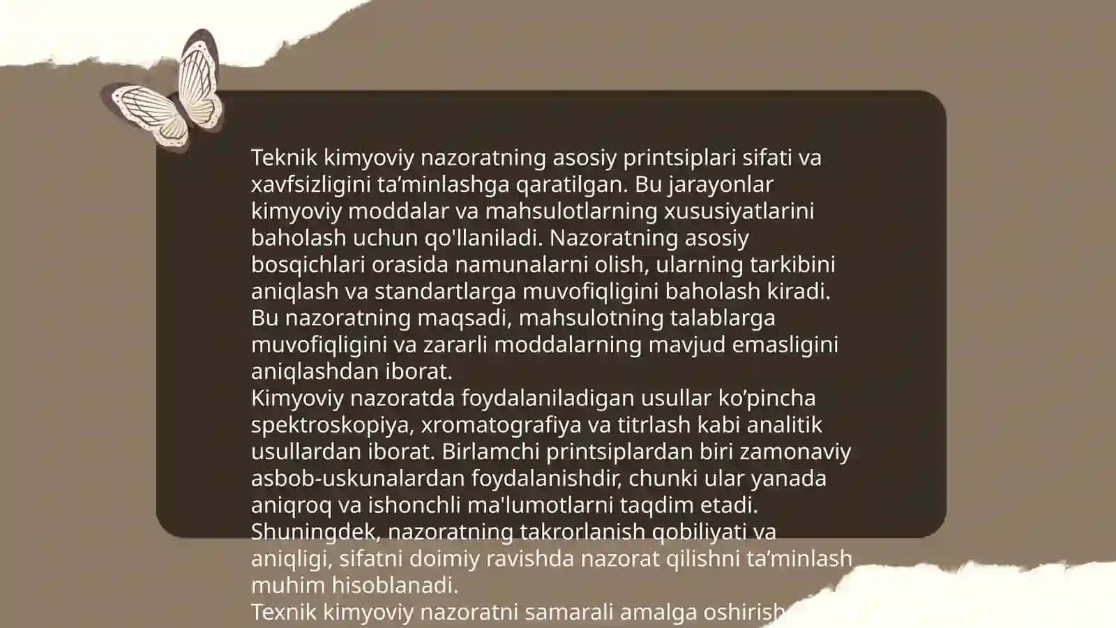 Sut ishlab chiqarishda texnik kimyoviy nazorat òrni 4