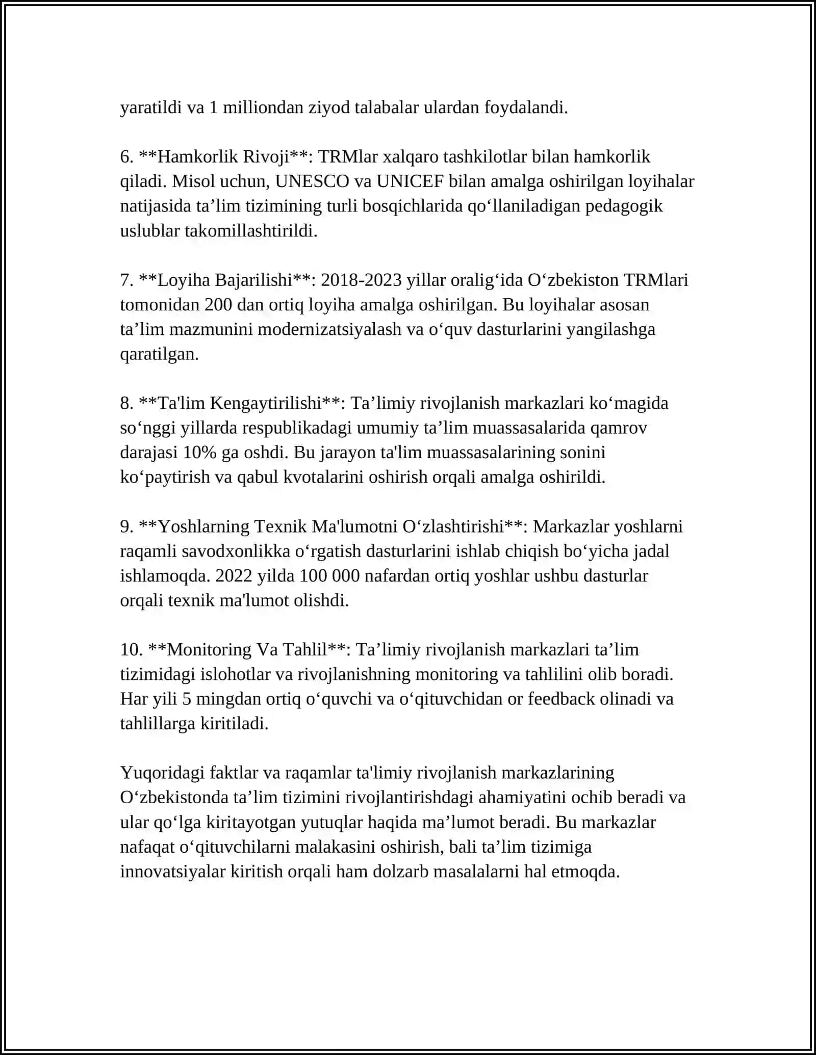 Ta'limiy Rivojlanish Markazlari 4