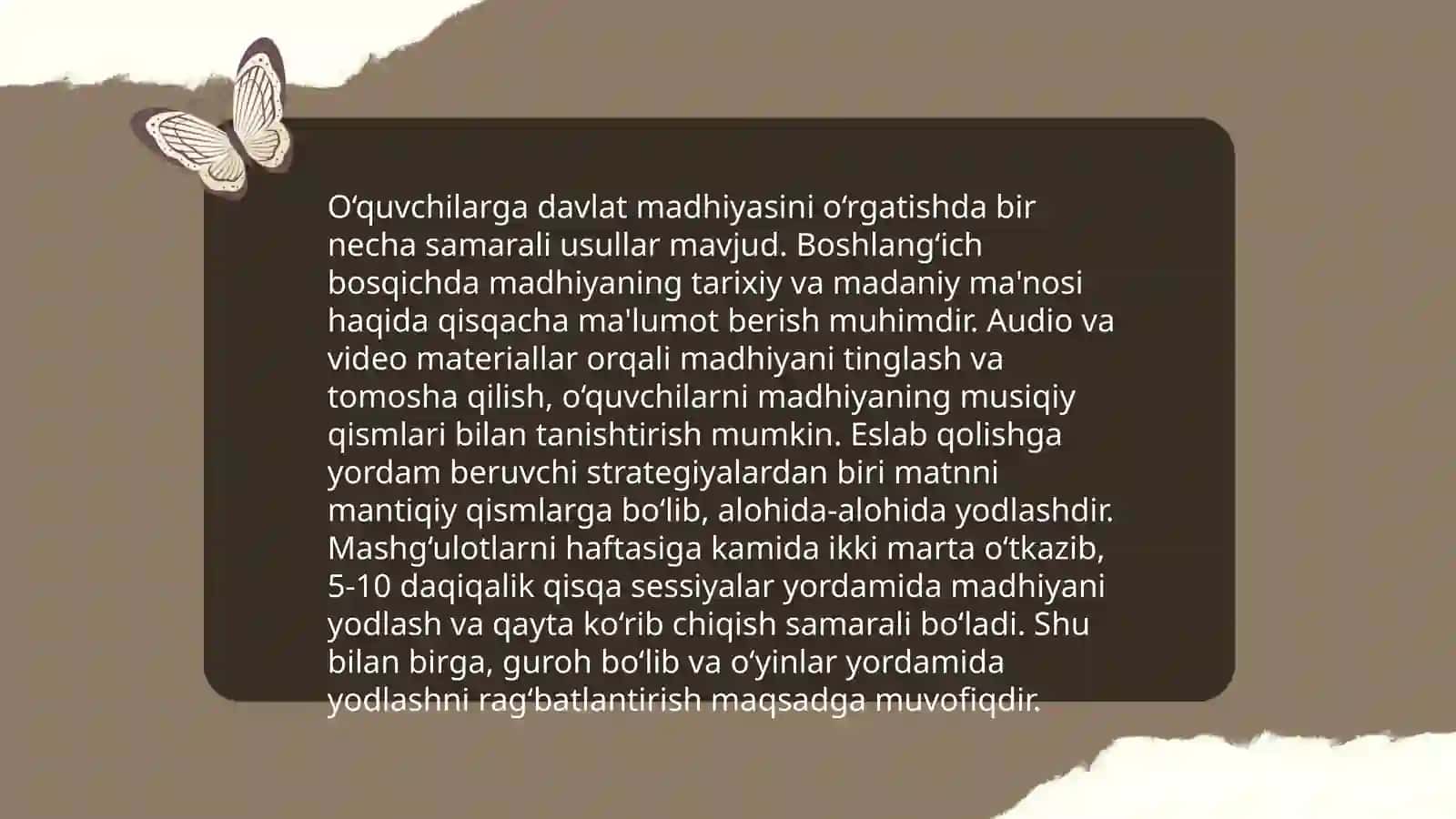 Davlat Ramzlari va Fuqarolik Tarbiyasi 4