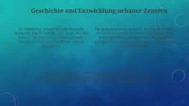 Deutschlands Städte: Ein Überblick 4