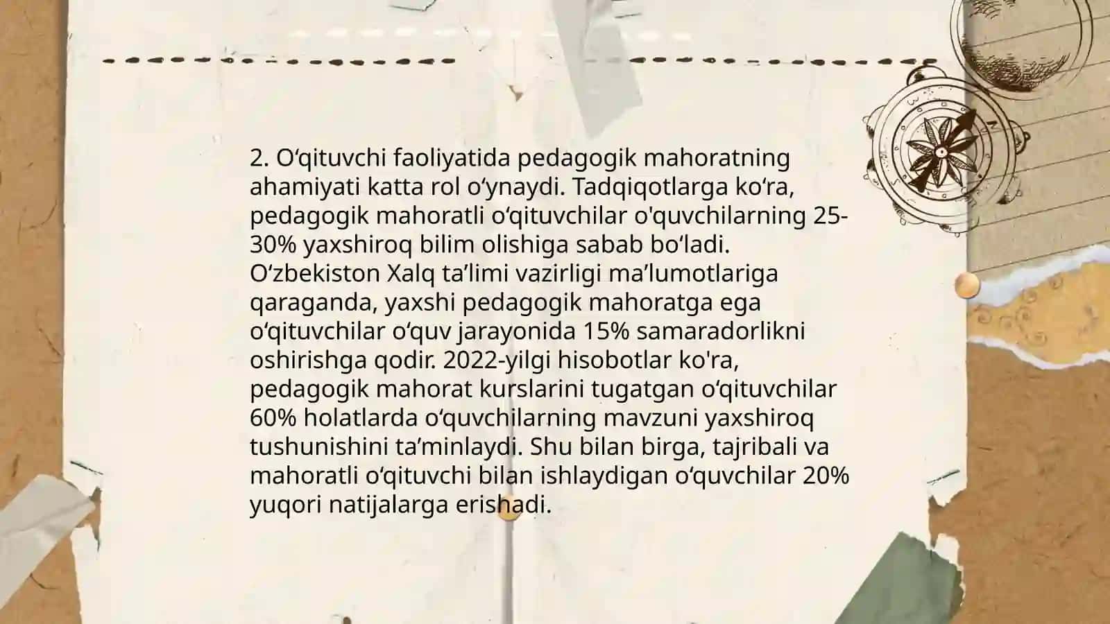Pedagogik mahorat va oʻqituvchi faoliyati 4
