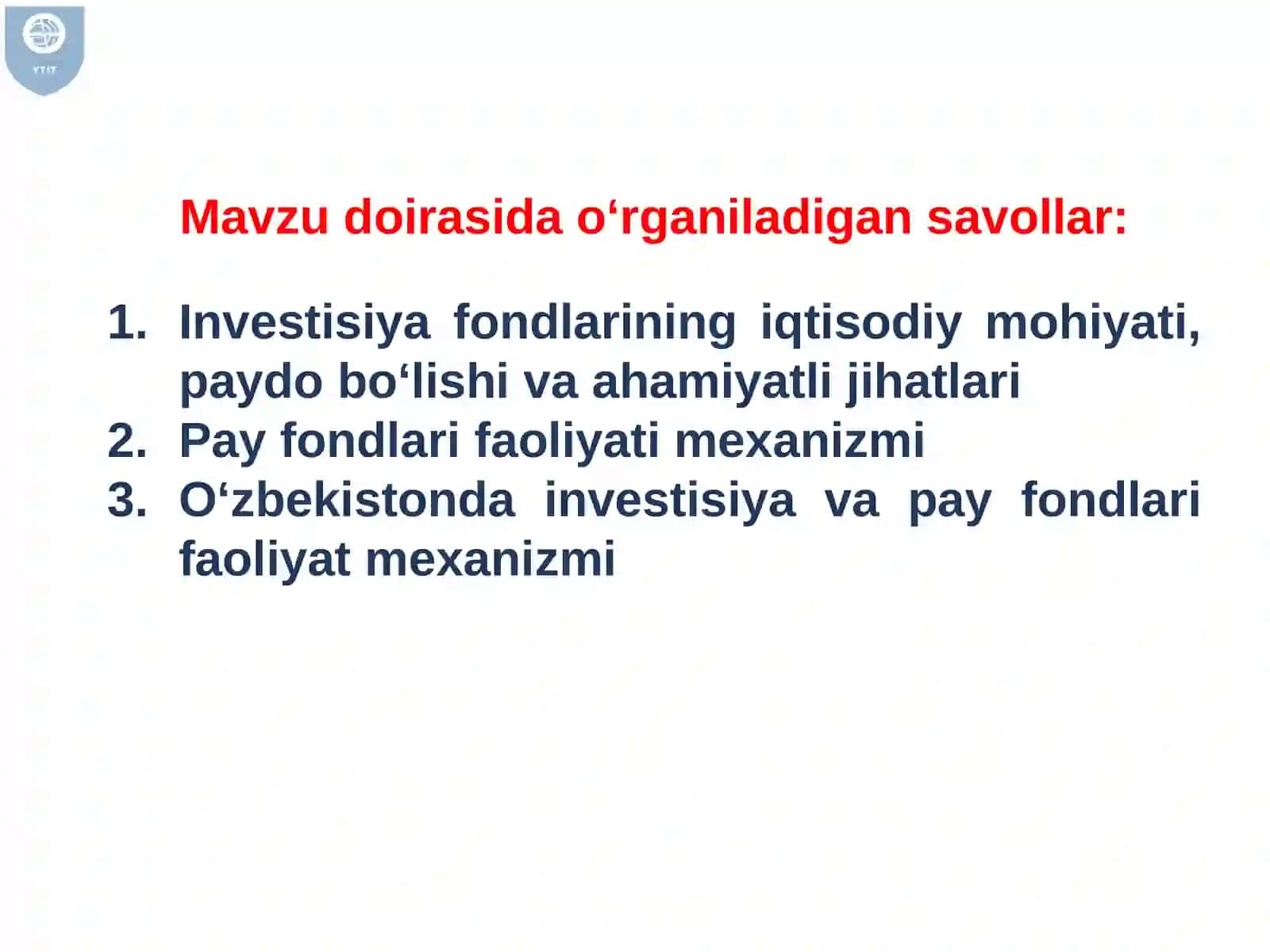 INVESTISIYA VA PAY FONDLARI 4