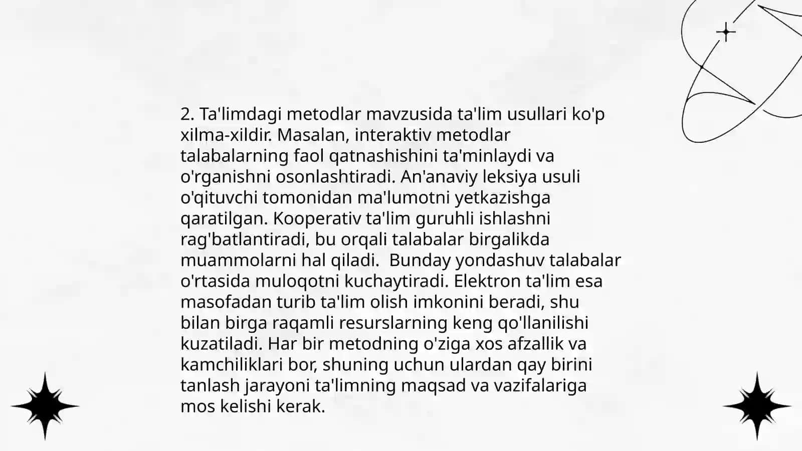 Ta'lim mazmuni 4