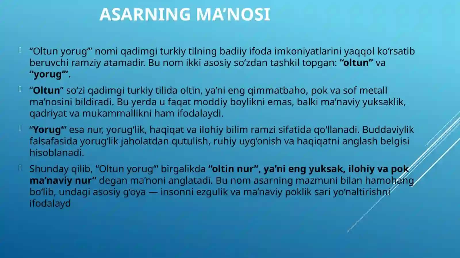 Oltunyorugʻ(AltunYaruq)ning yaratilishi va tarjimasi 4