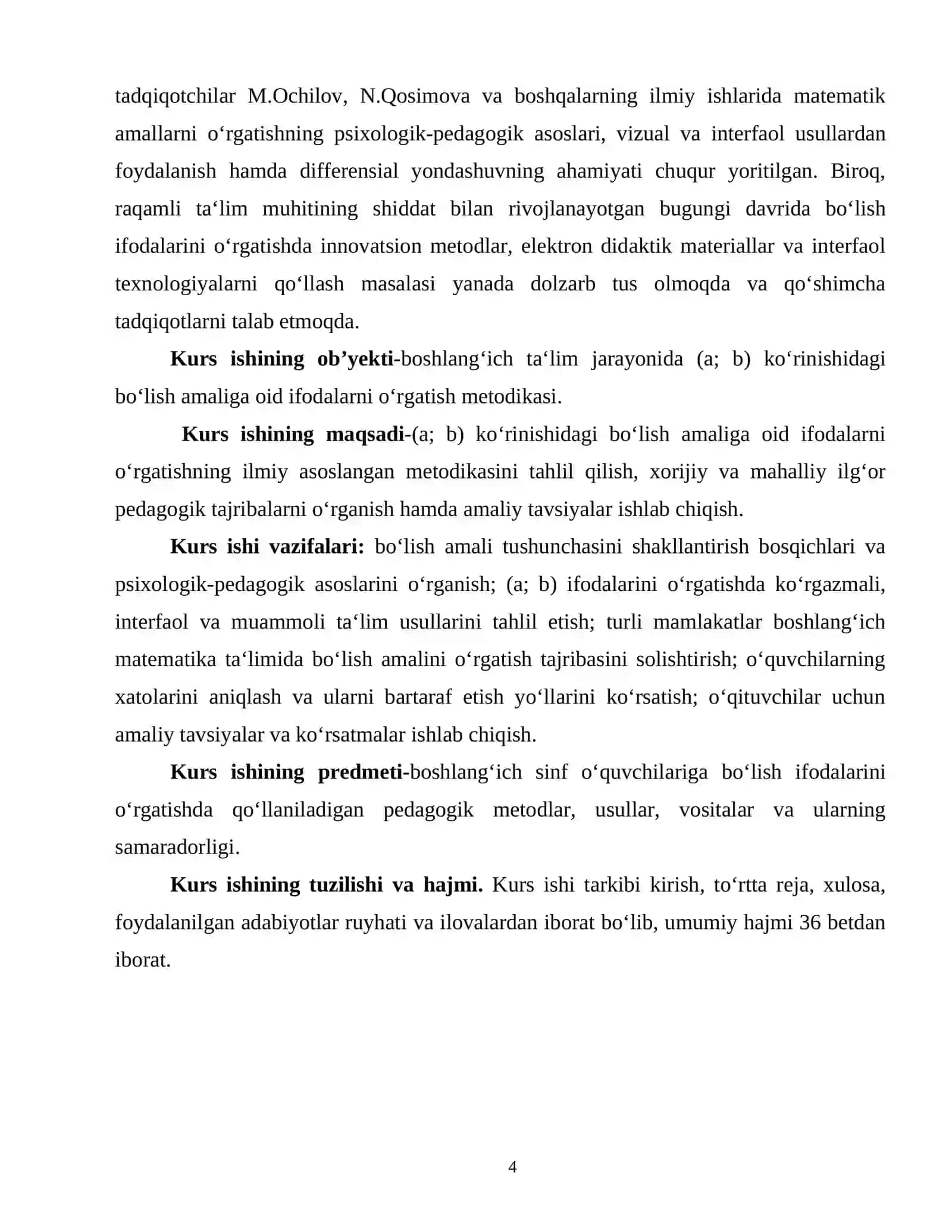 Boʻlish amaliga oid ifodalarni ( a; b) oʻrgatish metodikasi 4
