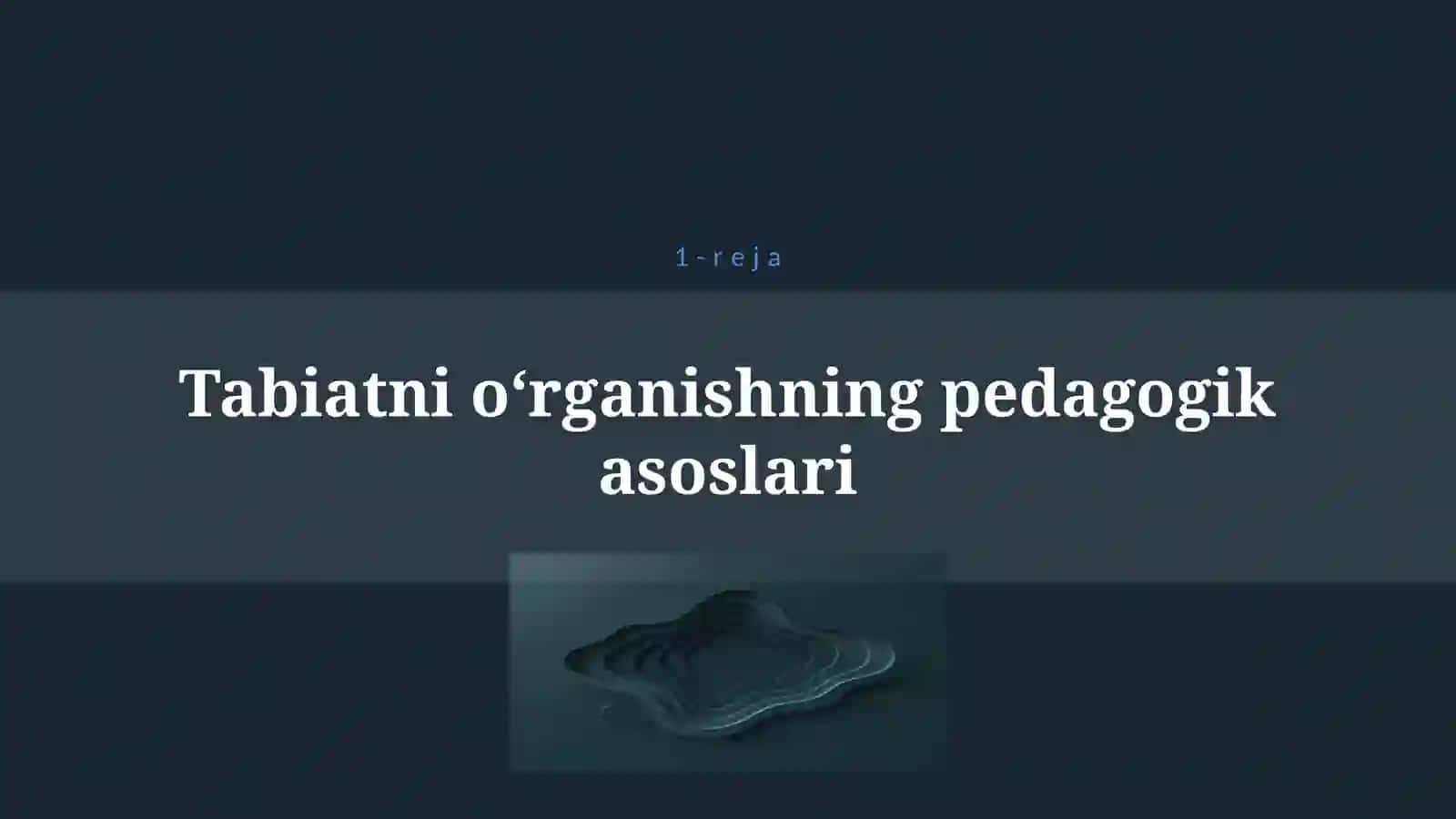 BOLALARNI TABIAT BILAN TANISHTIRISH 4