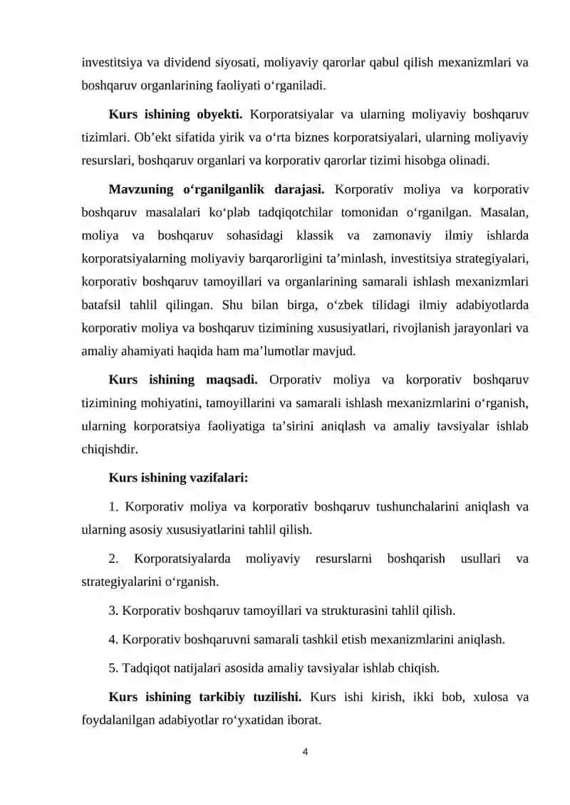 KORPORATIV MOLIYA KURSI 4