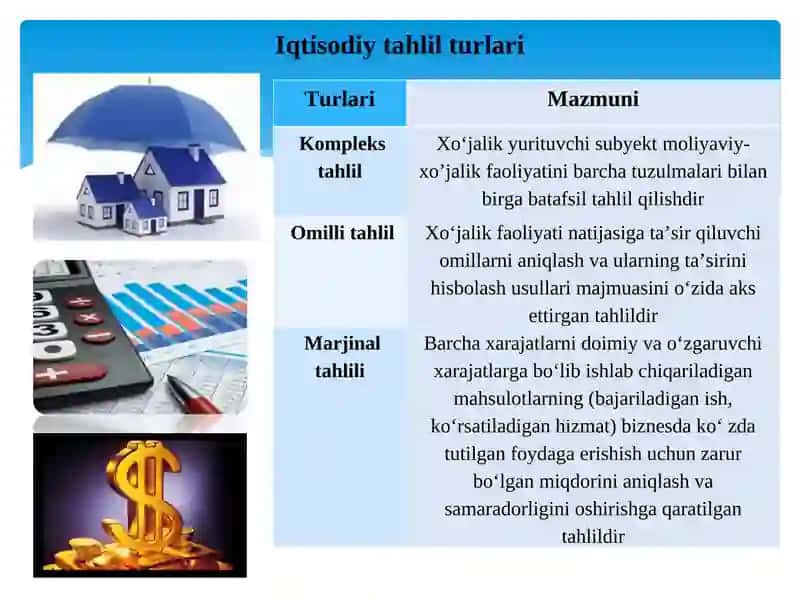 TAHLILNING TURLARI VAULARNINGAXBOROT MANBALARI 4