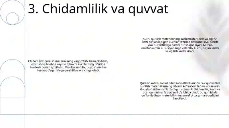 Qurilish Mahsulotlarining Sifat KoʻRsatkichlari 4