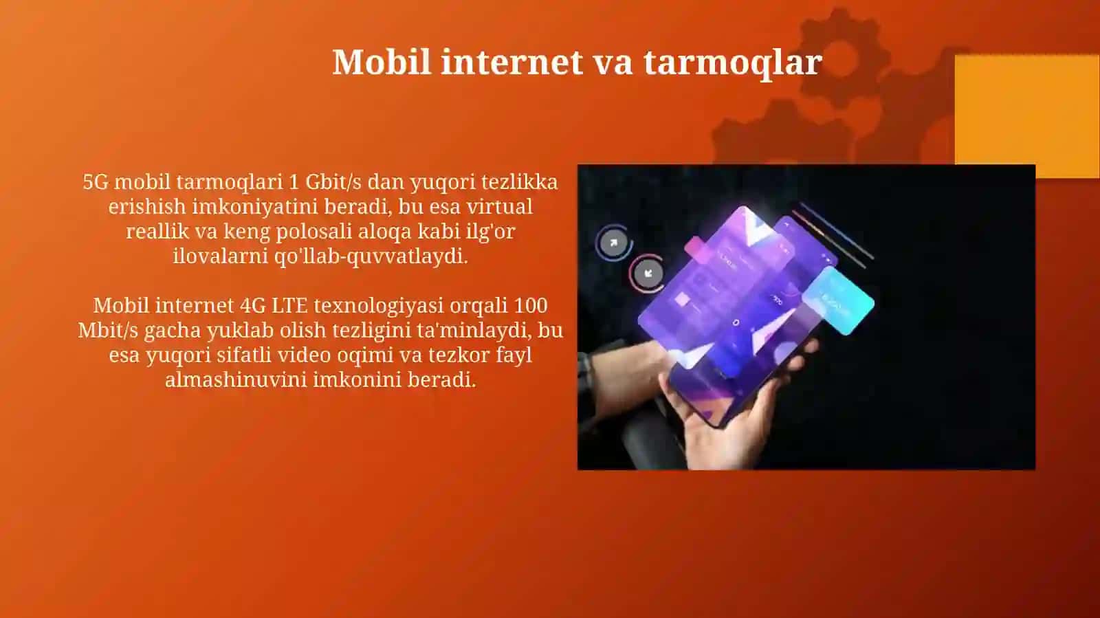 Mobil texnologiyalar 4