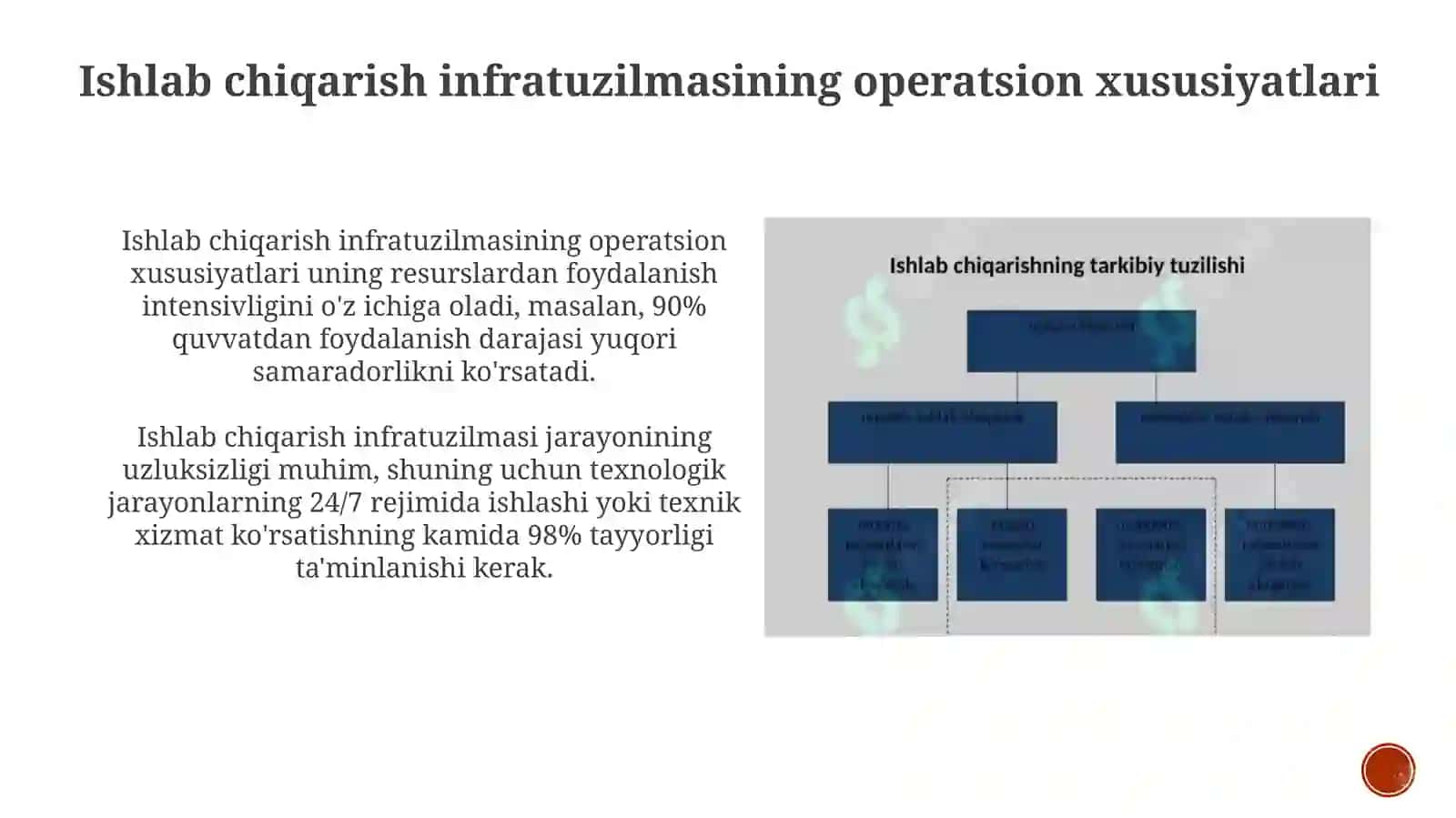 Ishlab chiqarish infratuzilmasi 4