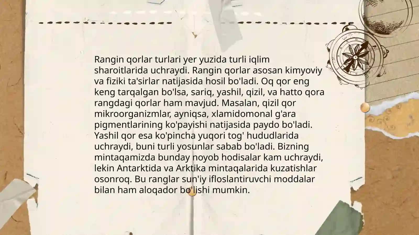 Rangin qorlar 4