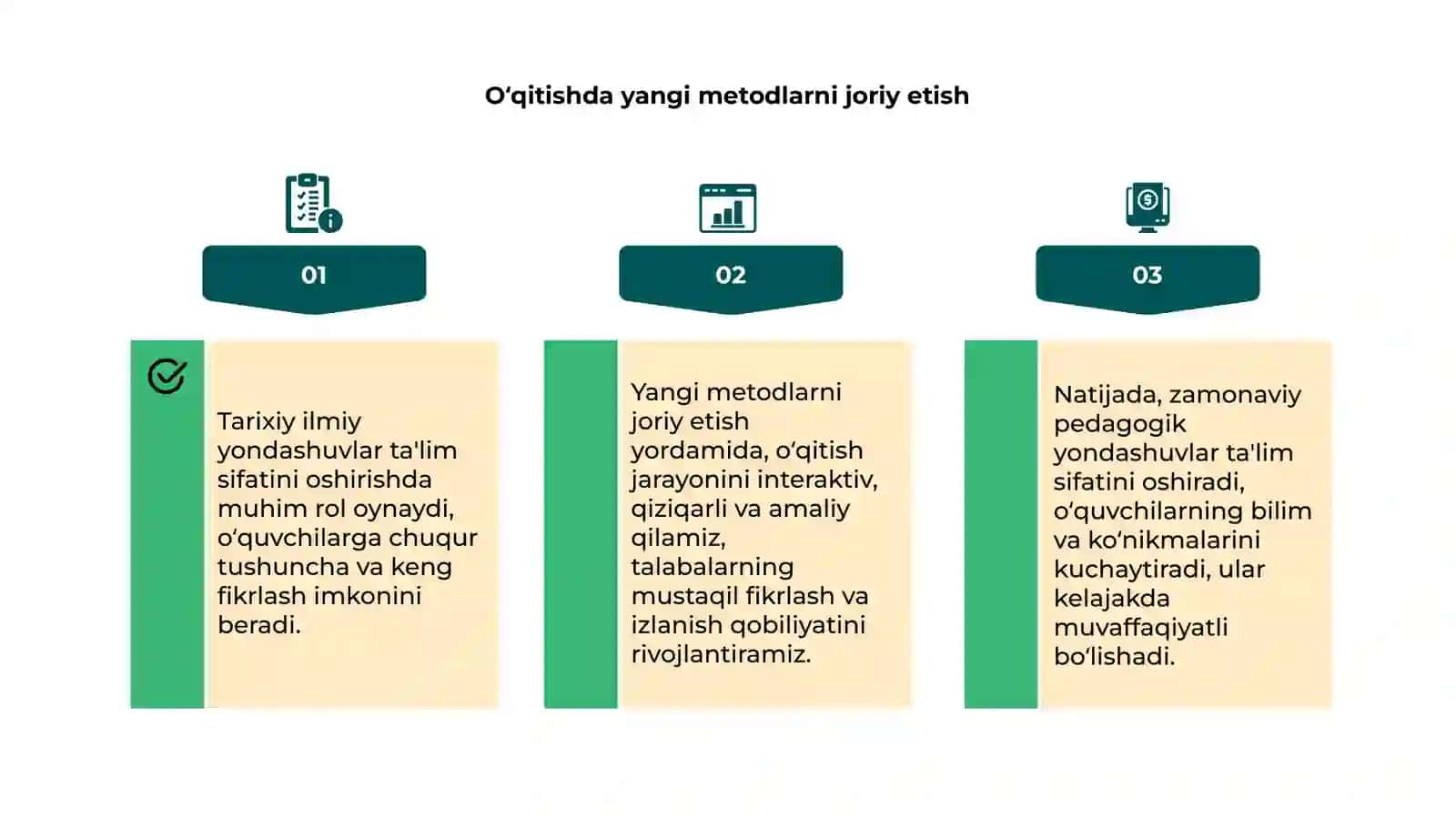 Tarixiy ilmiy yangicha yondashuvlar bilan o‘qitish sifatini oshirish 4