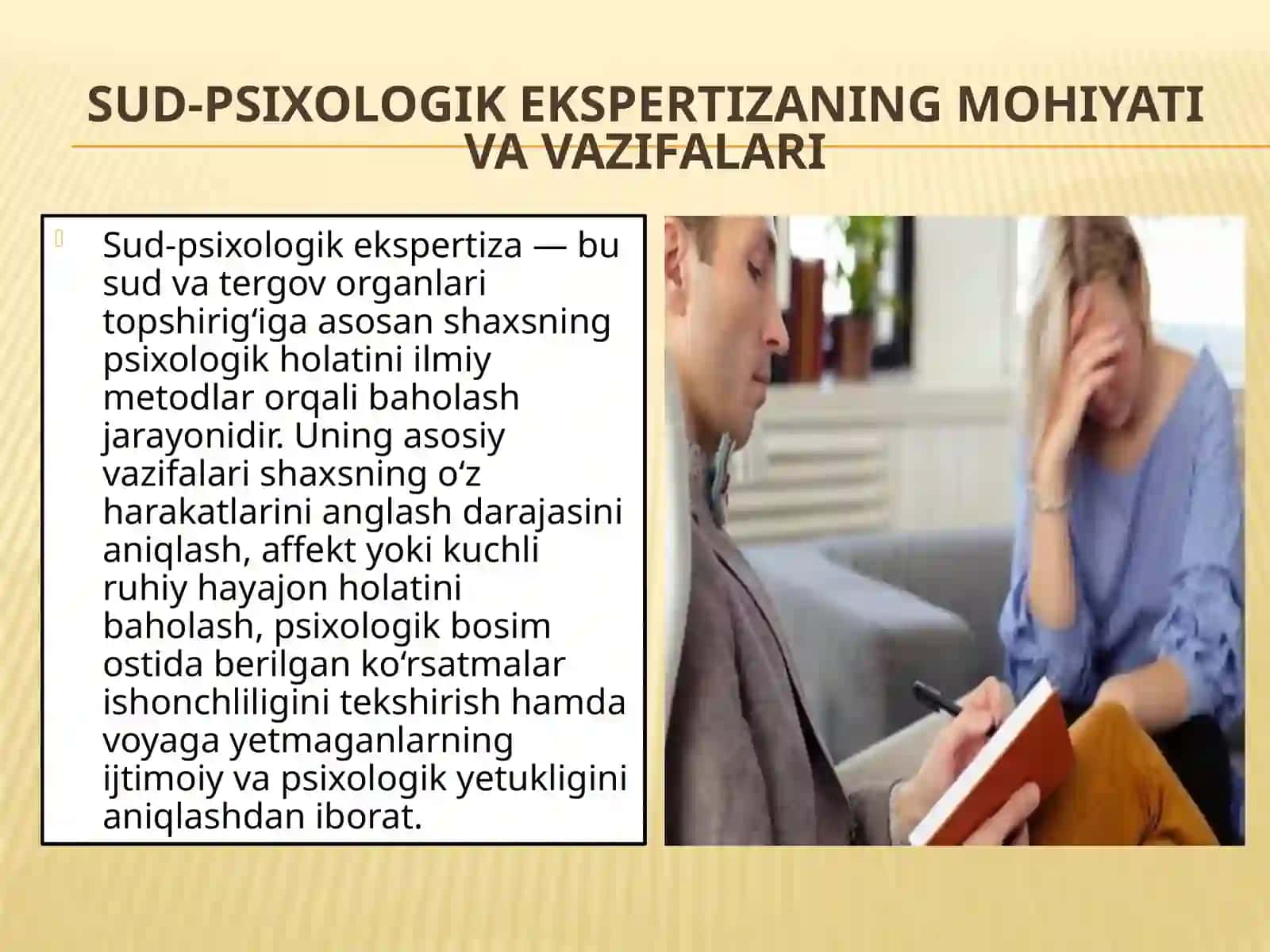 Sud-psixologik ekspertizasi va ekpertiza turlari 4