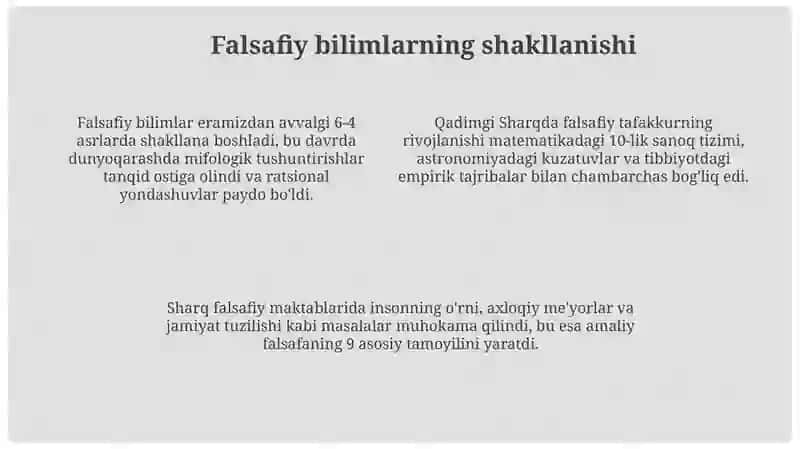 Qadimgi Sharqda mifologik g'oyalarning paydo bo'lishi 4