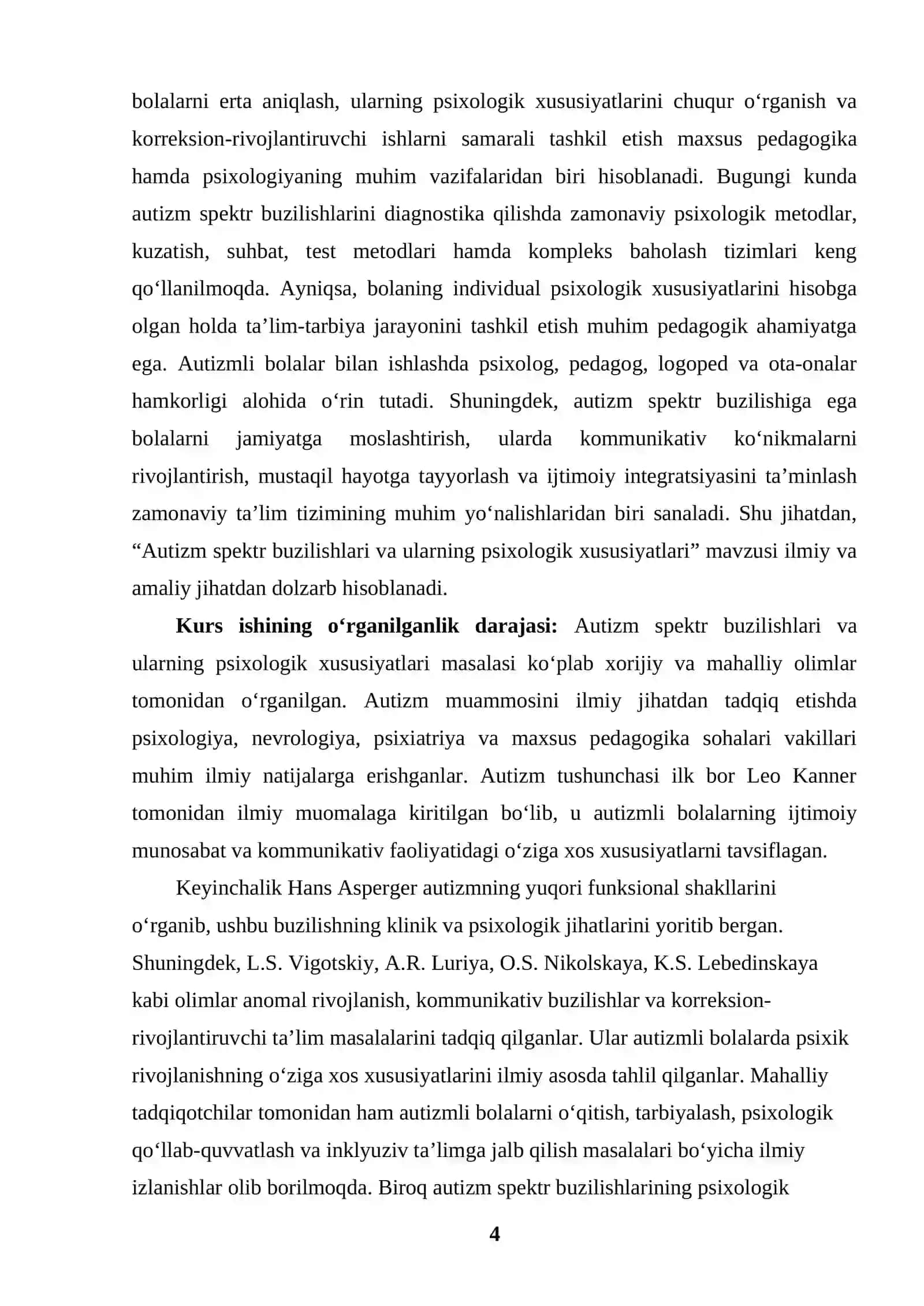 AUTIZM SPEKTR BUZILISHLARI VA ULARNING PSIXOLOGIK XUSUSIYATLARI 4