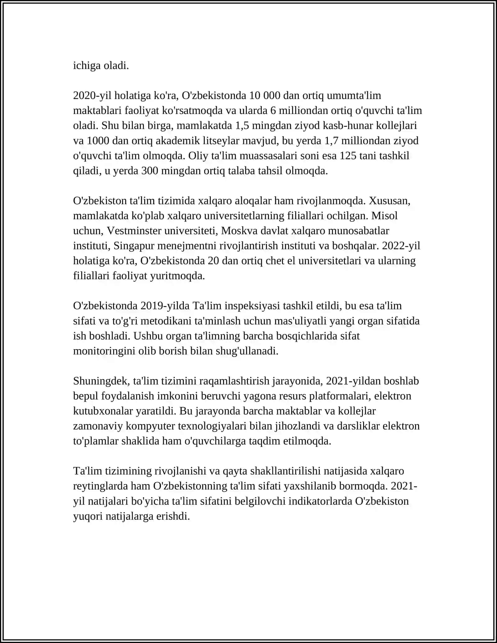 O'zbekistonda Ta'lim Tizimining Shakllanishi 4