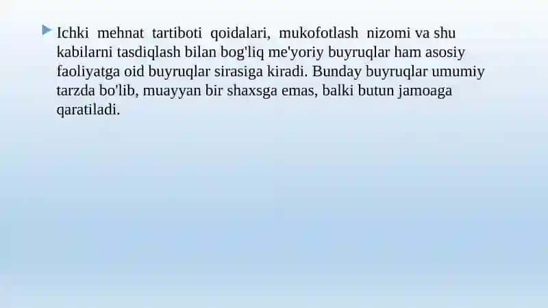 Farmoyish hujjatlari 4