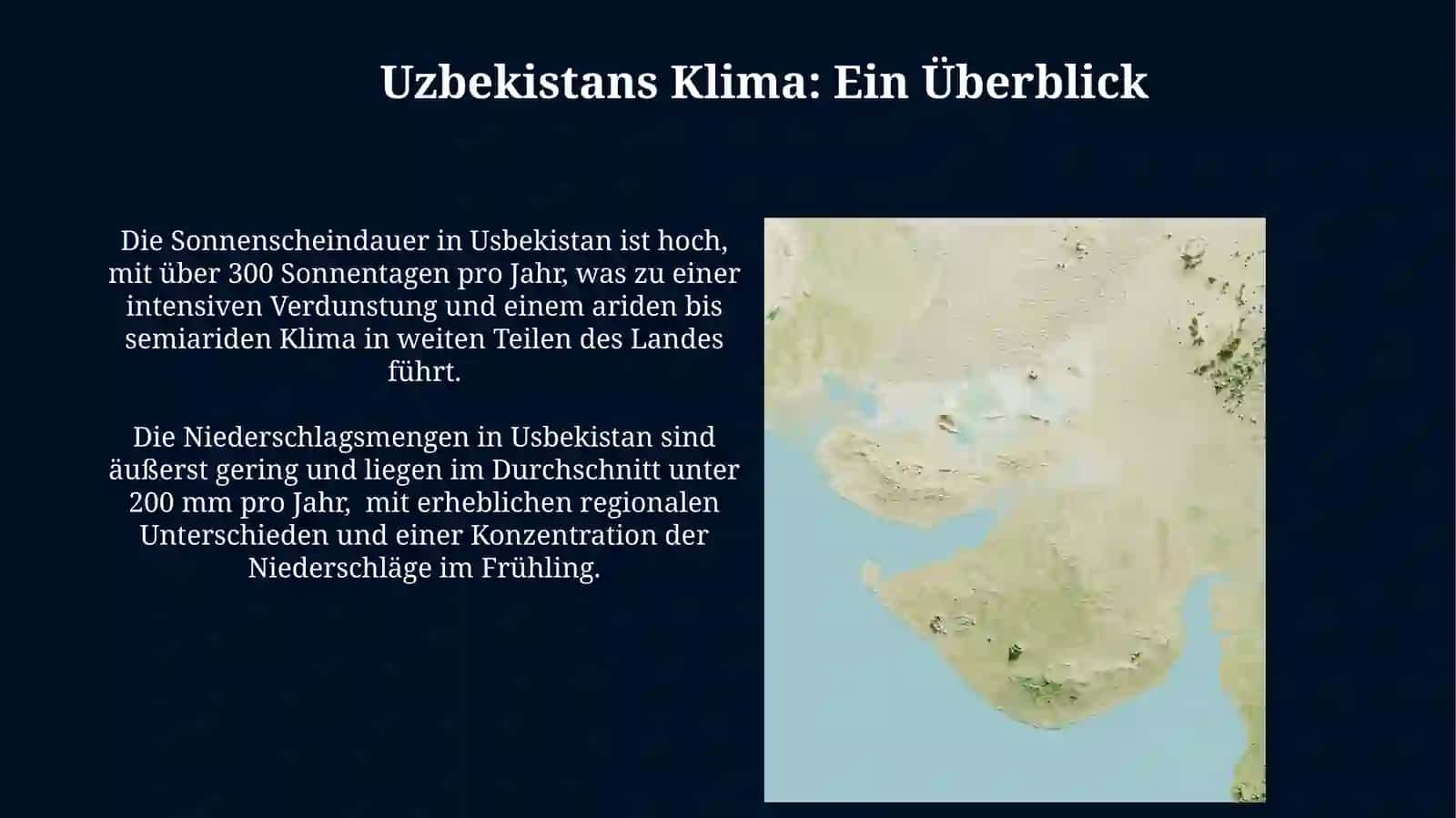 Klima in Deutschland und Klima in Uzbekistan 4