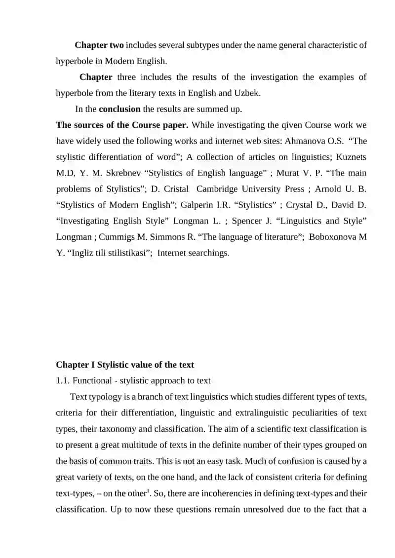 Hyperbole in English and Uzbek Languages 4