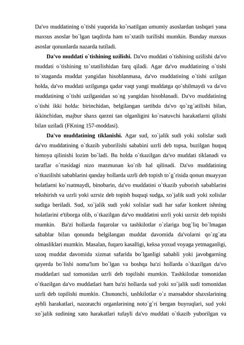 Da'vo Arizasini Ko'rmadan Qoldirish 4