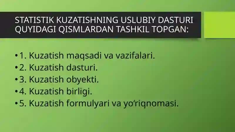 STATISTIK KUZATISH 4
