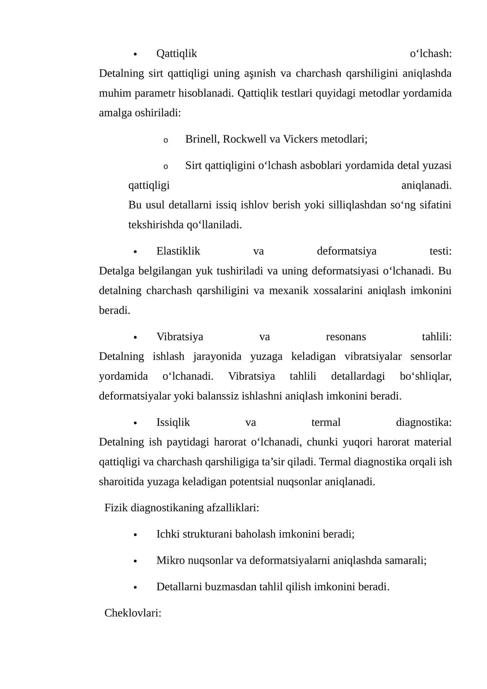 Texnik diagnostika usullari va vositalari 4