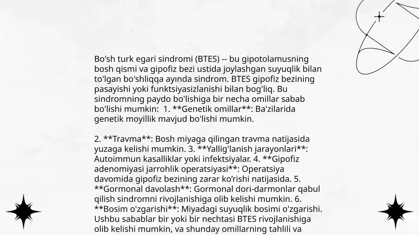 Bo'sh turk egari sindromi 4