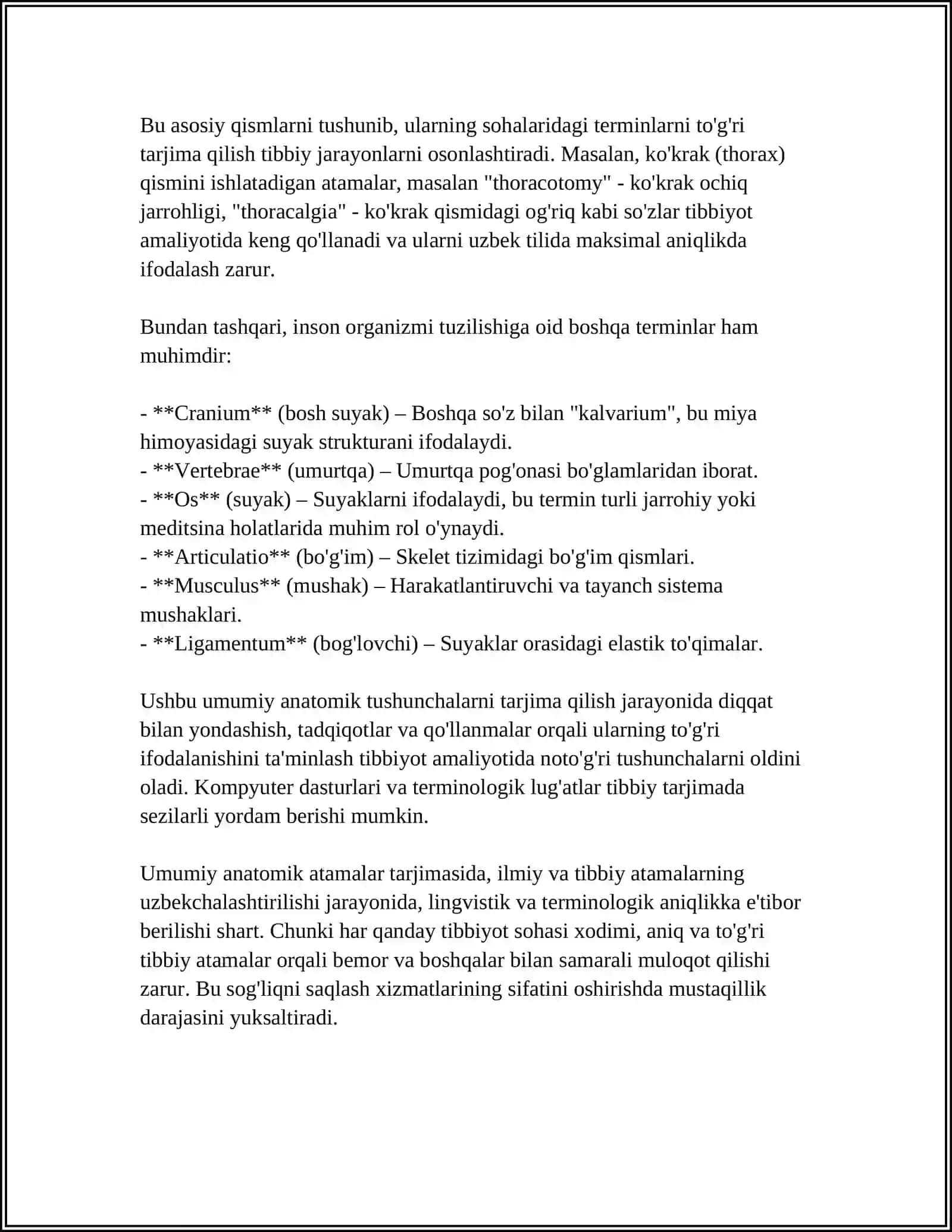 ANATOMIK ATAMALAR TARJIMASI 4
