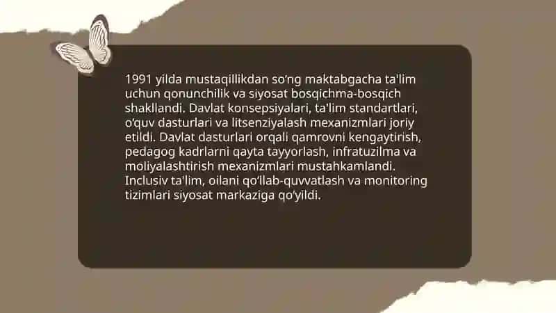 Ilk maktabgacha ta'lim fanidan tayyorlagan taqdimoti 4
