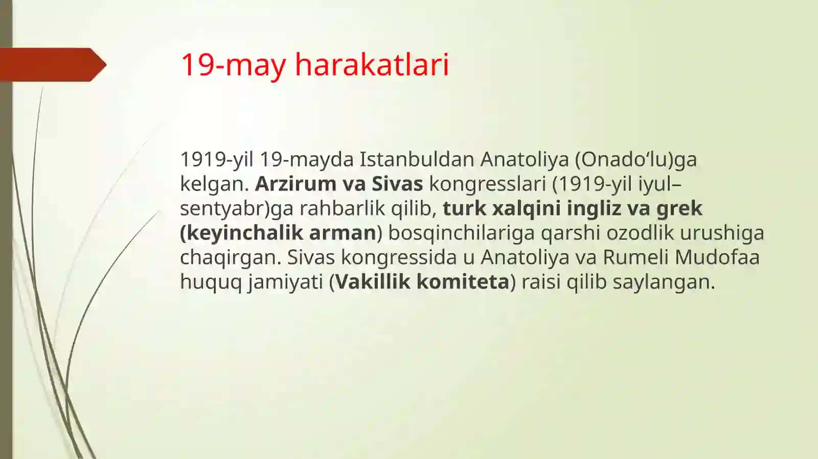 Mustafa Kamal Otaturk va uning siyosiy faoliyati 4