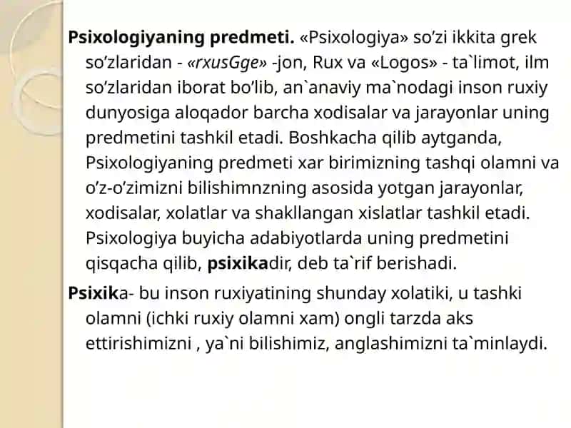 Psixologiya va psixologik xulosalar 4