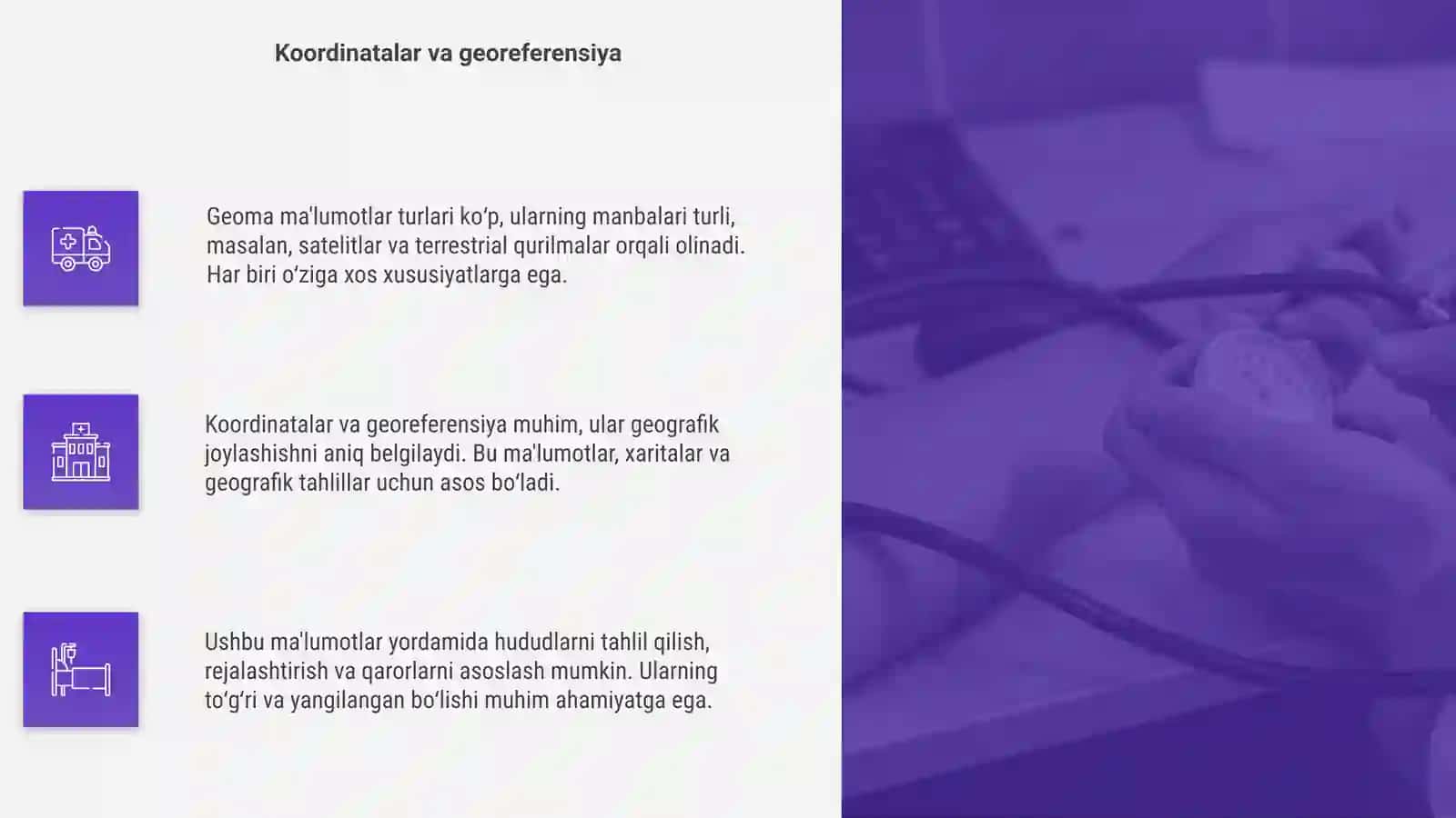 Geoma'lumotlar turlari va ularning manbalari 4