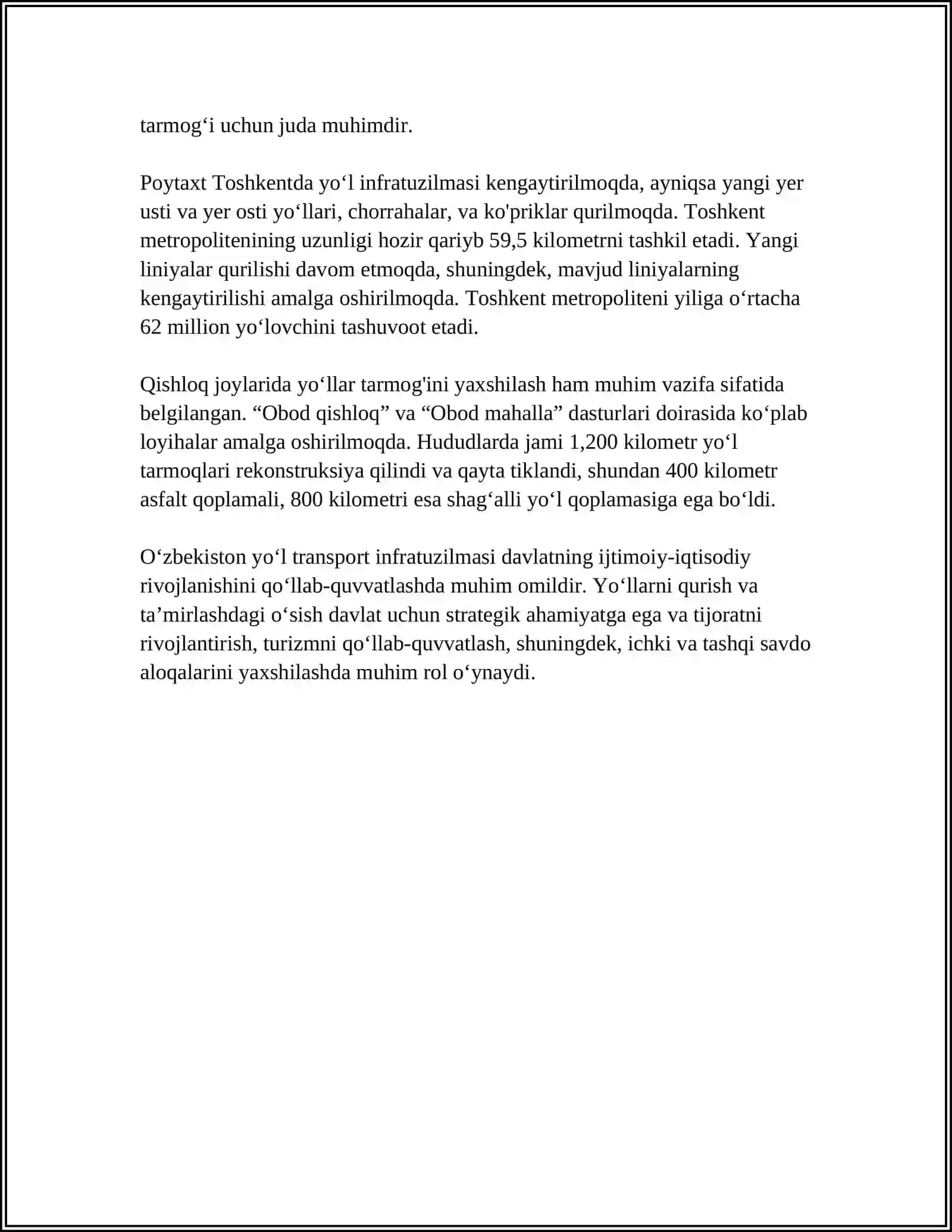 KINEMATIKA BOʻLIMIGA OID ASOSIY TUSHUNCHALAR 4